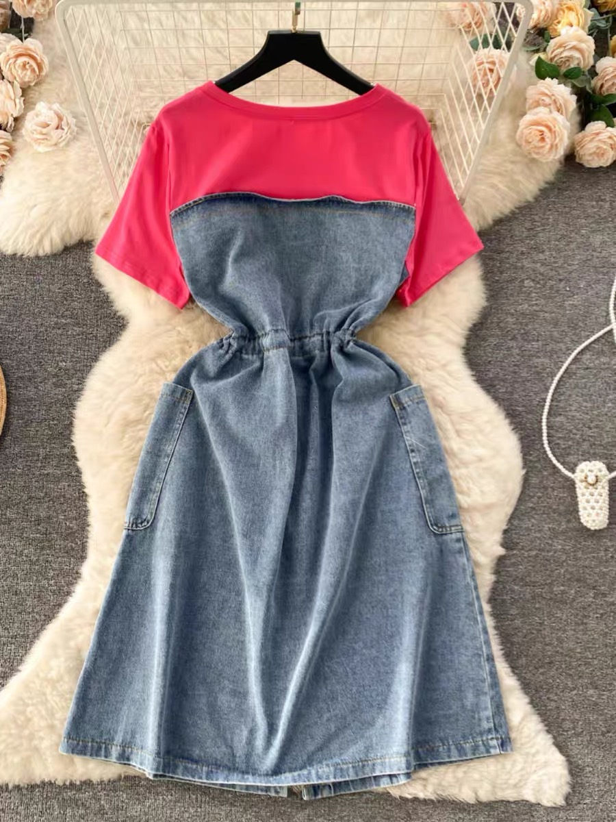 Let’s go out denim dress DD32 images